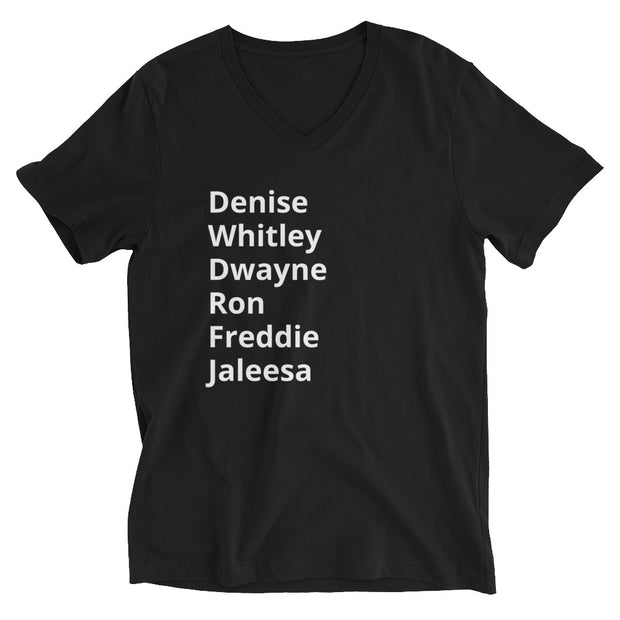 different world list print black t-shirt
